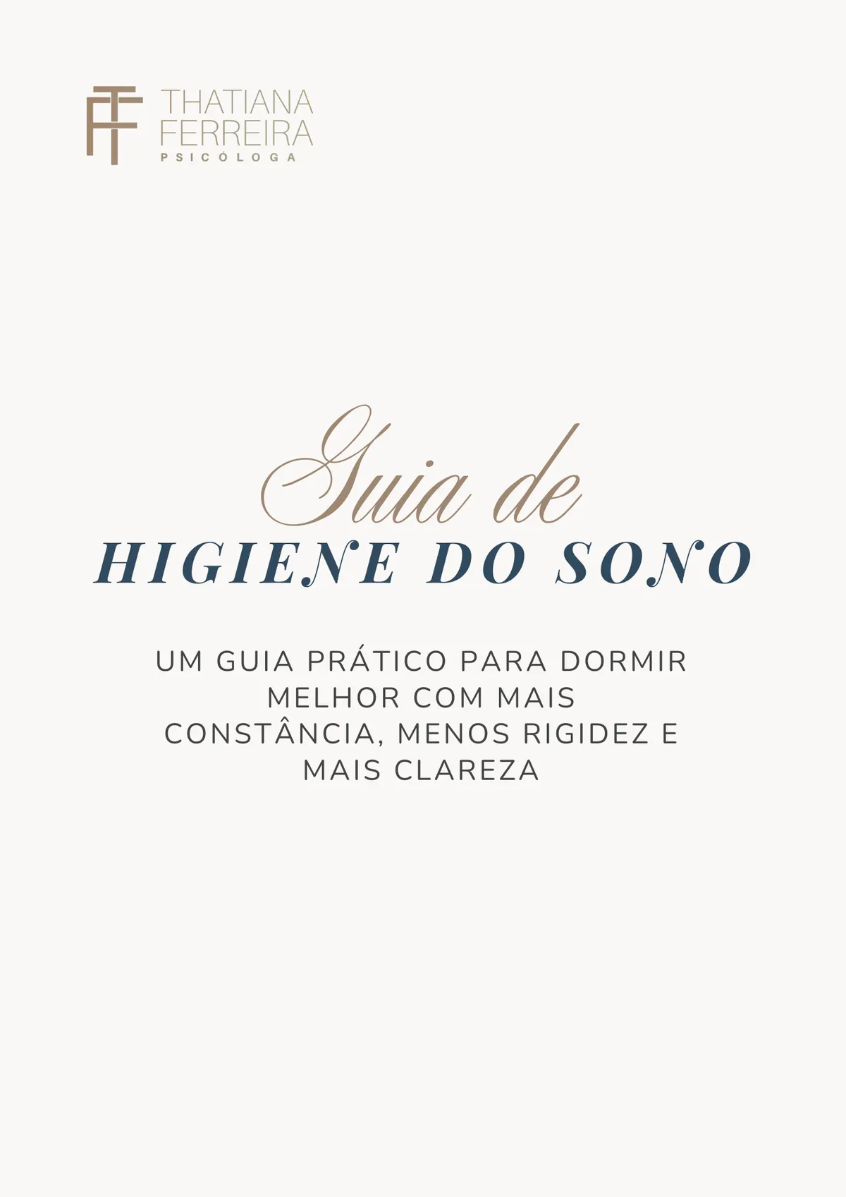 Guia de Higiene do Sono